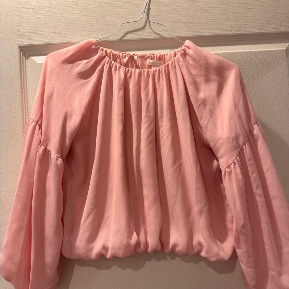Giani Bernini Girls Light Pink Blouse -XL (16)